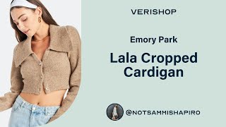 Emory Park Lala Cropped Cardigan Review [upl. by Enhpad]