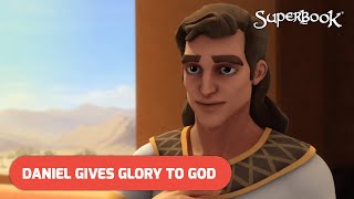 Daniel Gives Glory to God  Clip from Roar  Superbook S01 E07 [upl. by Esoranna764]