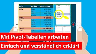 PivotTabellen – ExcelTutorial [upl. by Airamzul]