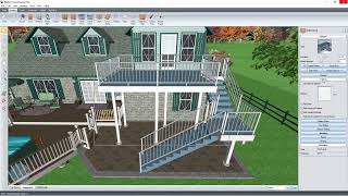 Realtime Landscaping Two Story Deck [upl. by Whitman]