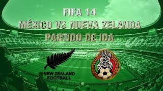 Fifa 14 México vs Nueva Zelanda Repechaje mundial Brasil 2014 partido de ida [upl. by Vonnie406]