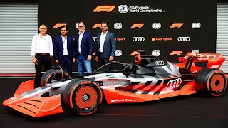 First Look Audi F1 Car Launch  Formula 1 [upl. by Lanoil]