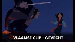 Mulan  Vlaamse Clip Gevecht  Disney BE [upl. by Micheline]