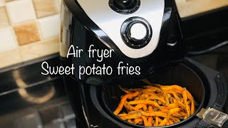 Sweet Potato Fries  Air fryer sweet potato fries  shakar kandi chips [upl. by Arola]