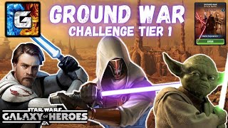 Two Down Ground War Challenge Tier 1 Complete  3 Stars [upl. by Rehpotsyrhc125]