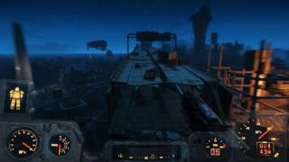 Fallout 4 Flying long distances with the Power Armor Jetpack and Chems [upl. by Odom326]