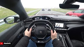 2021 Peugeot 508 GT Line 15 BlueHDI  POV Test Drive Binaural Audio ASMR [upl. by Evilc]