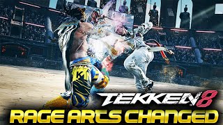 TEKKEN 8 Rage Arts Nerfed They Listened [upl. by Annaor]