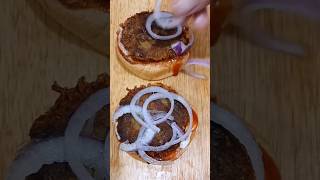 Easy Bergur Recipe shorts viraltrendingstreetfoodfoodhomemadeburger [upl. by Dorene]