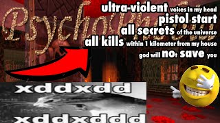 DOOM PSYCHOPHOBIA HIRES TEXTURES 3D MODELS 4K ULTRAXD 69 FPS FULL WALKTHROUGH Map01 [upl. by Iphigenia97]