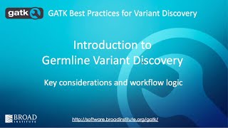 5 Introduction to Germline Variant Discovery [upl. by Fairbanks]