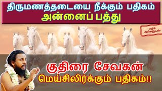 Thiruvasagam 1351  அன்னைப்பத்து  குதிரை சேவகன்  திருமணத்தடையை நீக்கும் பதிகம் [upl. by Rachelle]