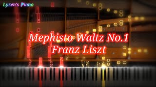 Franz Liszt  Mephisto Waltz No1 Piano Musics [upl. by Mellman]