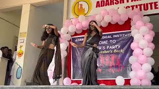 freshers party dance performance sharara sharara  chammak challo  chunari chunari [upl. by Aetnuahs991]