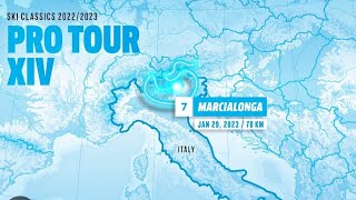 Marcialonga 2023 last hillMens top 20 marcialonga italy [upl. by Merchant]