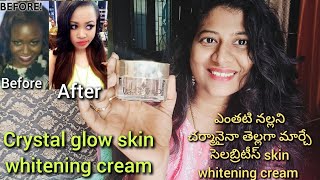 crystal glow advanced miracle cream korean formulation review in telugu [upl. by Sivatnod780]