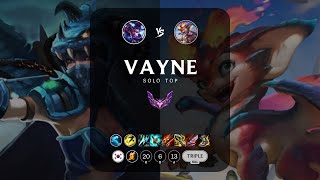 Vayne Top vs Smolder  KR Master Patch 144 [upl. by Nofets234]