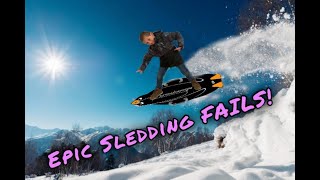 Epic Sledding FAILS [upl. by Dnumsed912]