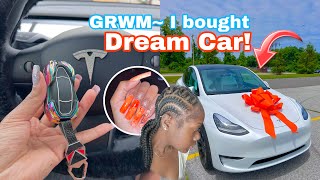 I BOUGHT MY DREAM CAR GRWM nails hair eyebrows and more [upl. by Enilesor738]