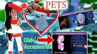 PETS🐾 FERRIS WHEELSOLD WINTER ACCESSORIES ARE COMING TO ROYALE HIGH CHRISTMAS [upl. by Ahsielat]