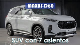 Nuevo Maxus D60  Precio versiones equipamiento y todas las características [upl. by Misa]