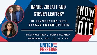 LIVESTREAM Authors Daniel Ziblatt and Steven Levitsky with Alyssa Farah Griffin [upl. by Sherrard]