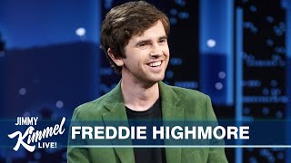 Freddie Highmore on The Good Doctor Ending Getting Shamed at a Spin Class amp Difficulty at TSA [upl. by Eellah]