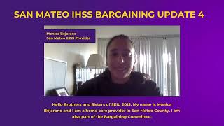 San Mateo IHSS Bargaining Update 4 [upl. by Yrelle]