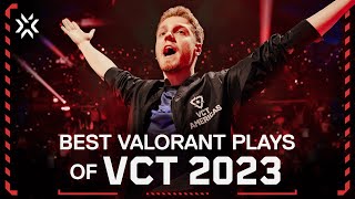 The Best 15 Plays Of VALORANT Champions Tour 2023 [upl. by Aredna656]