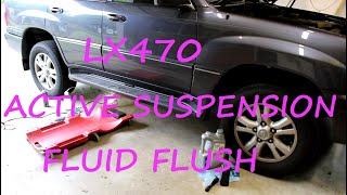 LX470 Active Handling Fluid Flush [upl. by Anileme752]