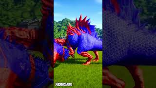 Red Giganotosaurus Trex Spinosaurus Epic Battle of Jurassic Giants  Who Will Emerge [upl. by Onitrof]