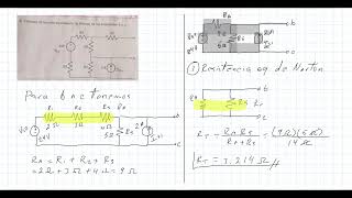 Circuito equivalente de Norton  circuitoselectricos voltaje corriente resistencia circuitos [upl. by Leverett]