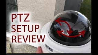 HIKVISION PTZ Mini Dome Security Camera Setup amp Review [upl. by Moscow]