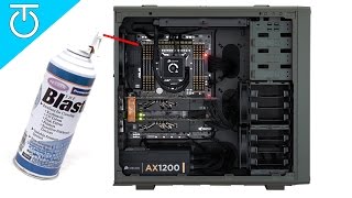 PC Dust Removal  Clean Out Your Computer  TechTip [upl. by Ahtamat]