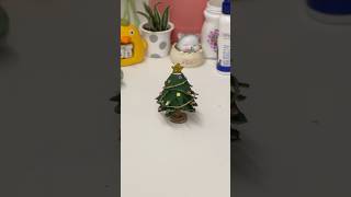 🎄✨Mini table top Christmas tree trending diy yas craft viralvideo christmas decor easy fyp [upl. by Notsgnal]