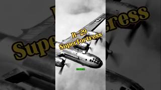 B29 Superfortress bomber b29 ww2 militaryaircraft enolagay [upl. by Ettore257]