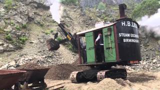 Erie Steam Shovel at Threlkeld Quarry [upl. by Nekal]