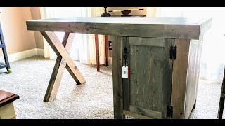 Salvaged RH Style Pine Desk [upl. by Lajib]