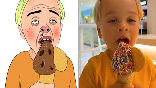 Vlad and Niki l Toys gets stuck on moms face l funny drawing meme Vlady art meme [upl. by Seraphine]