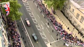 The Royal Wedding  Prince Williams Arrival  ITV [upl. by Clarence]