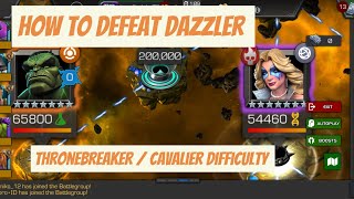 How to defeat Dazzler Thronebreaker  Cavalier Difficulty please subscribe [upl. by Udell]