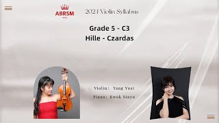 ABRSM Violin 2024 Grade 5 C3｜英國皇家音樂考試小提琴5級C3曲目示範｜Czardas [upl. by Losiram]