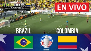 🔴BRASIL vs COLOMBIA EN VIVO  Copa América 2024  Partido En vivo hoy [upl. by Jermaine]