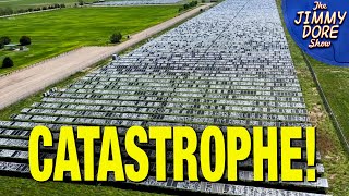 Devastating Hail Storm DESTROYS Giant Solar Farm [upl. by Amisoc]