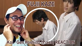 Fujii Kaze  Koi  Gen Hoshino Piano REACTION [upl. by Davida264]