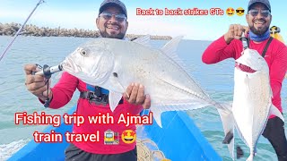 Fishing Trip on Train Travel Chennai to Nellore Back 2 Back Strikes🎣 fishing fishingtips softlure [upl. by Darooge]