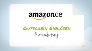 Amazon Gutschein einlösen  Schritt für SchrittAnleitung [upl. by Orimlede631]