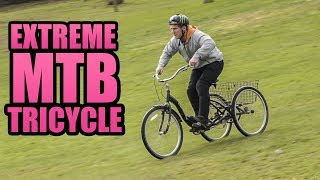 EXTREME MTB TRICYCLE RIDING  WILL IT SURVIVE [upl. by Vickie410]