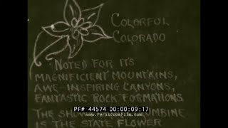 1940s HOME MOVIE TRIP TO COLORADO LOOKOUT MOUNTAIN GARDEN OF THE GODS PIKES PEAK 44574A [upl. by Oshinski447]