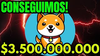 BABY DOGE COIN CONSEGUIMOS 3500000000 ESTAMOS CERTOS [upl. by Simonetta]